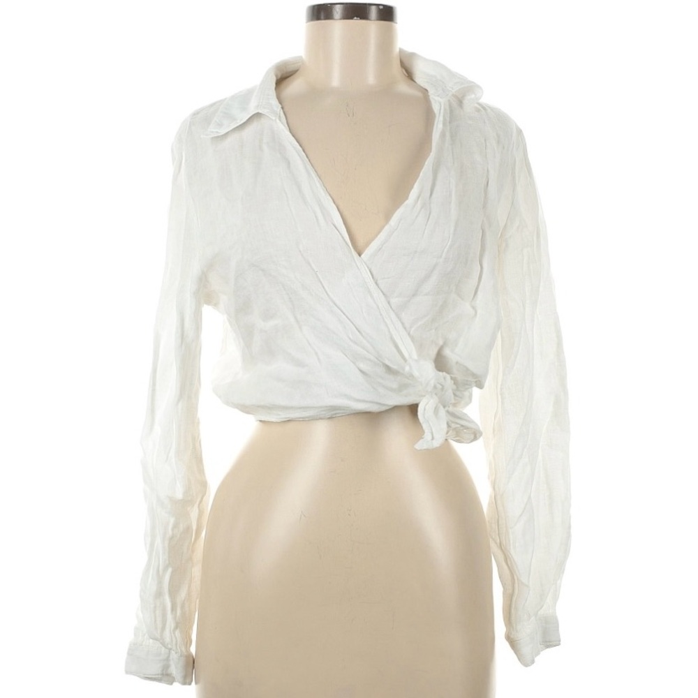 Zara Linen Blend Top